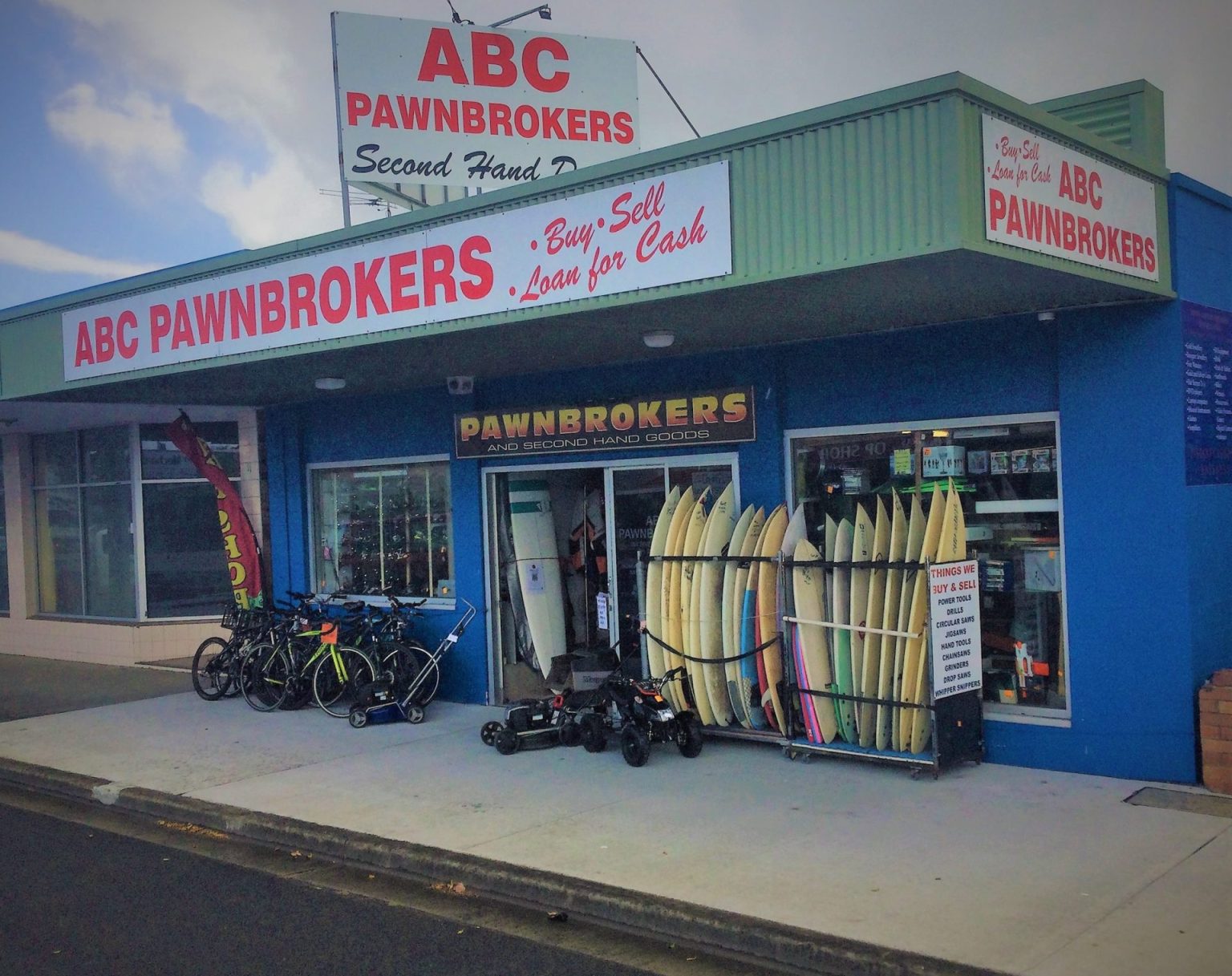 To ABC Pawnbrokers Ballina ABC PAWNBROKERS SHOP BALLINA NSW